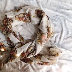 Boho Skull Scarf